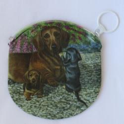 Dachshund 4 coin purse - side 2